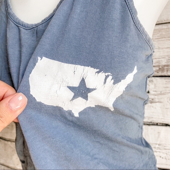 Land of the free because of the brave tank top - Picture 3 of 6